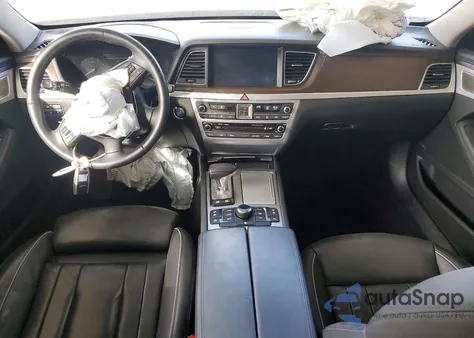 2018 Genesis G80 Base z USA, uszkodzony, nr VIN KMHGN4JE2JU280592